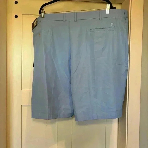 Walter Hagen Perfect 11 Collection Mens Flat Front Shorts W 48" Big & Tall Blue - Picture 5 of 6